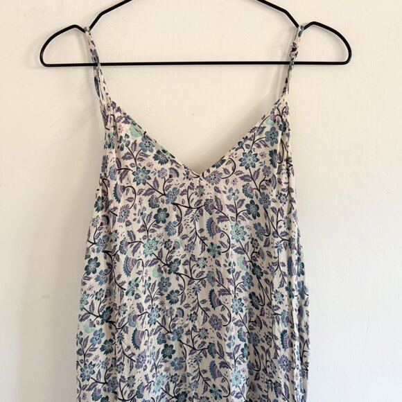 Spell & The Gypsy Purple Blue Floral Midi Dahlia Dress M - Picture 3 of 7